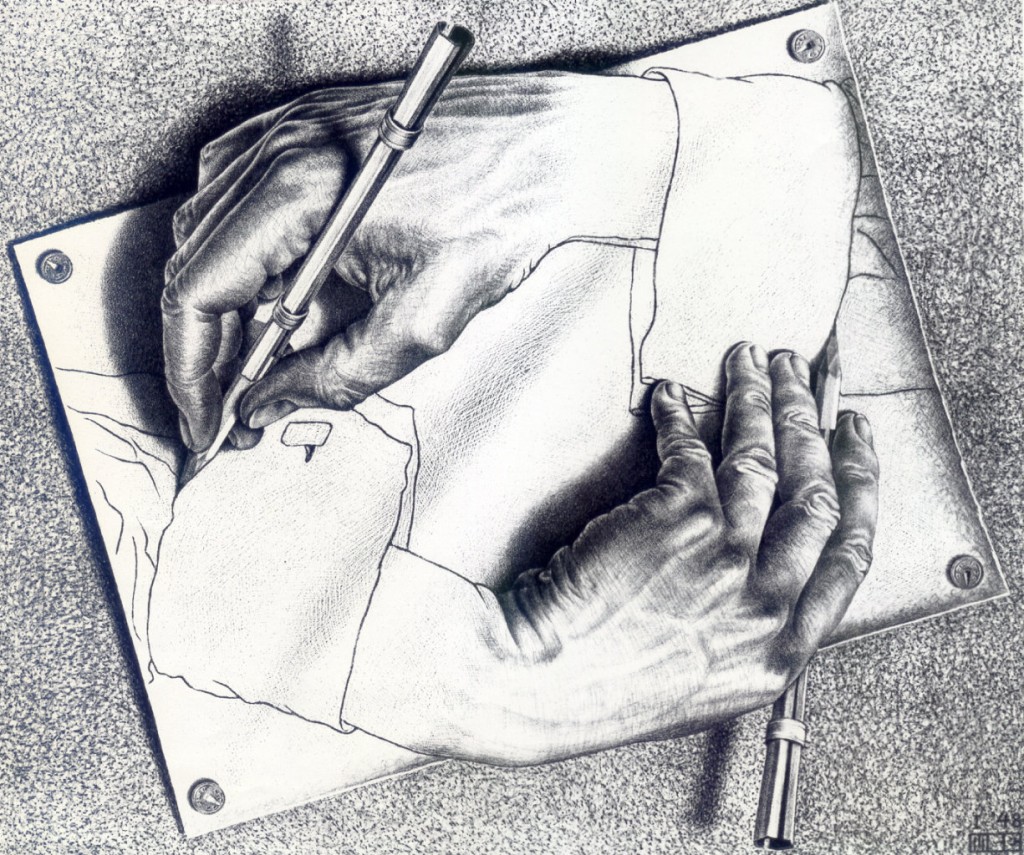M.C. Escher - Hands Drawing Hands