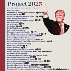 Project 2025 Agenda